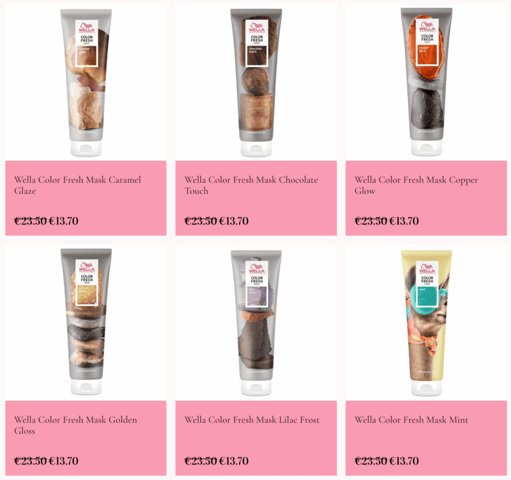 wella aanbieding